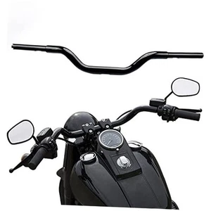 3,75" Rise Lenker 1-1/4'' Fat Drag Bar kompatibel mit 18 3,75 Zoll schwarz - Bild 1 von 8