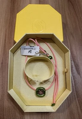 Collar Swarovski Dulcis Rosa Corte Cojín Cordón con Cristal 5601585 Foto 1 de 4