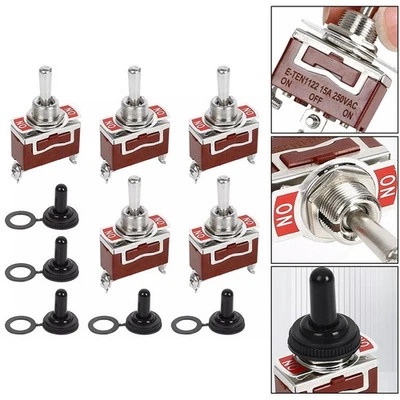 Heavy Duty 3 Position Toggle Switch SPDT ONOffOn Waterproof 20A 12V DC - Image 1 of 4