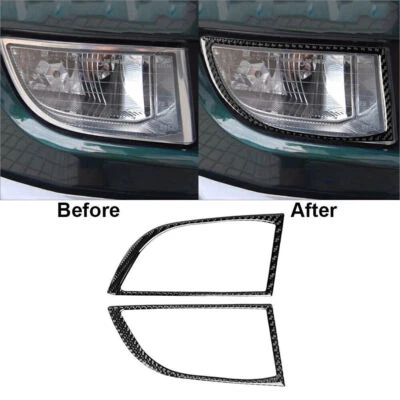 Cubierta antiniebla delantera de fibra de carbono 2 piezas para Toyota Land Cruiser 2003-2009 Foto 1 de 4