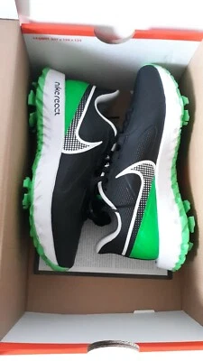 Nike React Infinity Pro Black Green GolfShoes Cleats Mens Size 4 5.5W CT6621-001 - Image 1 of 4