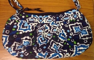 EUC Vera Bradley Frannie Ink Blue Crossbody Shoulder Bag - Bild 1 von 3