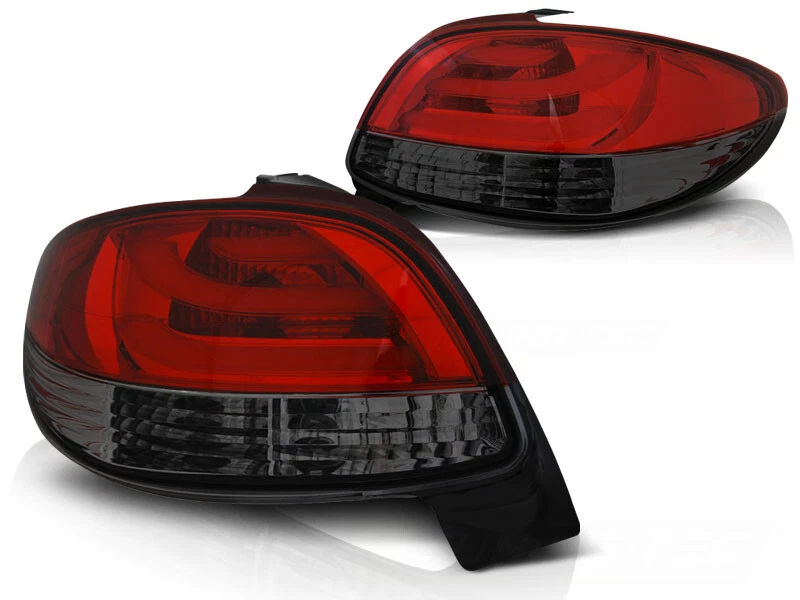 Luces traseras LED peugeot 206 3/5d 1998 1999 2000 2001 2002 VR-933 rojo humo Foto 1 de 1