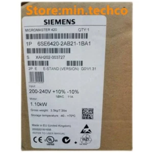 NEW IN BOX SIEMENS 6SE6 420-2AB21-1BA1 6SE6420-2AB21-1BA1 - Picture 1 of 2
