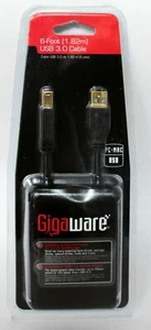 Gigaware Gold-Plated 6-Ft. USB 3.0 Cable No. 260-1524 - Picture 1 of 2
