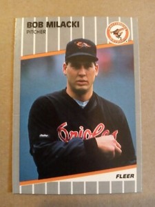 1989 Fleer Update Bob Milacki #U-6