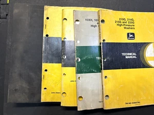 5 manuales de operador originales John Deere para generador y lavadora de alta presión - Imagen 1 de 24