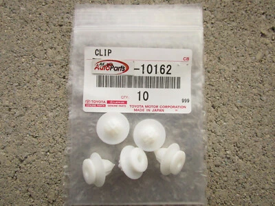 TOYOTA PUERTA DELANTERA Y TRASERA PLACA RASGUÑO PANEL MOLDURA RETENEDOR CLIPS CANTIDAD 5 NUEVO Foto 1 de 4