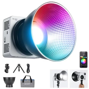 NEEWER HB80C 80W RGBWW 2500K-7500K Full Color COB Led Video Light Pocket Light - Picture 1 of 8