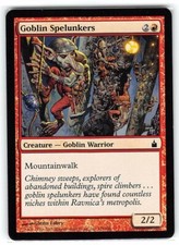 Goblin Spelunkers *PLAYSET* Magic MtG x4 Ravnica SP