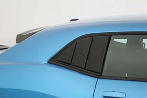 Fits 08-23 Challenger GTS Smoke Acrylic Quarter 1/4 Window Louvers Pair GT4817 - Bild 1 von 5