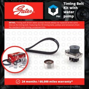 Timing Belt & Water Pump Kit fits FORD KA 1.2 08 to 16 Set Gates Quality New