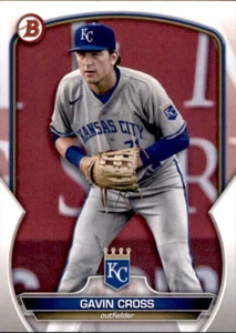 2023 BOWMAN DRAFT PAPEL BASE PROSPECT BD55 GAVIN CROSS REALS - Imagen 1 de 2