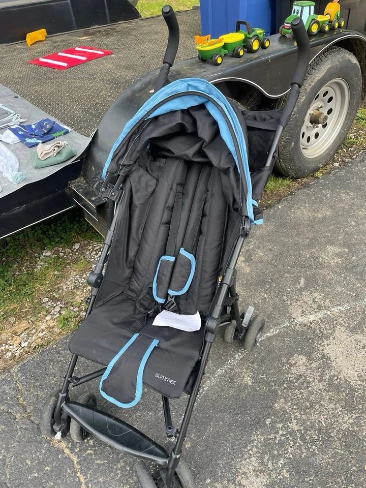 Cochecito Summer Infant 3D Mini Ligero, Paraguas - Azul Foto 1 de 1