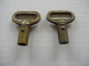 VINTAGE BRASS TRAIN CAR KEYS LOT OF (2) - Picture 1 of 5