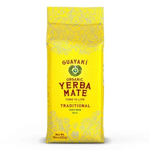 Guayakí Yerba Mate, Bio traditionelle ungesüßte Single Portion Teebeutel, 75 Te - Bild 1 von 5