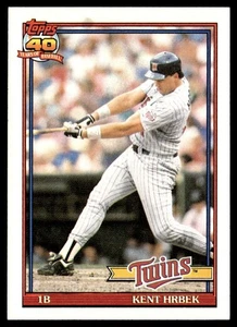 1991 Topps Kent Hrbek Minnesota Twins #710 - Picture 1 of 2