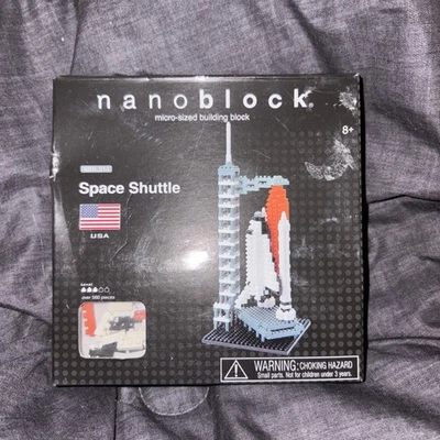 Bloques de Construcción Nuevo en Caja Nanoblock Transbordador Espacial NBH 014 Kit Micro-Tamaño 580+ Piezas Foto 1 de 3