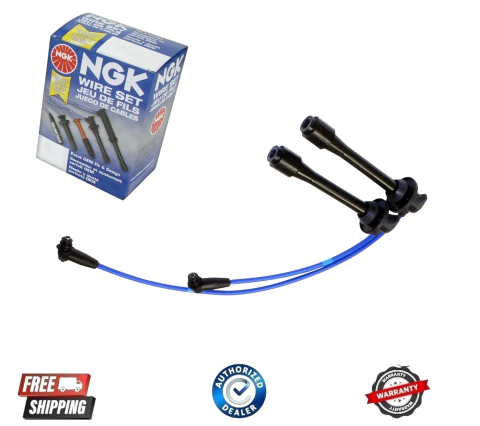 NUEVO NGK 3877 Juego de 2 cables de bujía para Toyota Tercel Paseo 1995-1999 par Foto 1 de 1