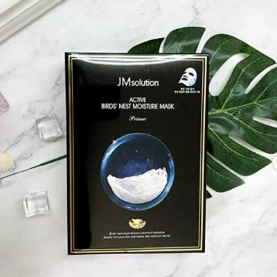 JMSOLUTION ACTIVE BIRD'S NEST MOISTURE MASK PRIME 3,5,10pcs/Korean Cosmetic  - Image 1 of 3