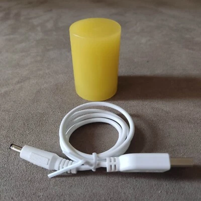 Vela LED recarregável de cera real RICH ROSE - 12 cores tamanho M 14 horas (conjunto de 4 peças) - Imagem 1 de 4