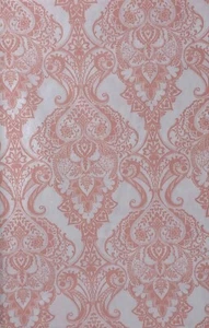 New Damask Baroque Style Cloth Backed Vinyl Tablecloth. Round Square Oblong - Picture 1 of 10