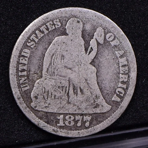 1877 Liberty Seated Dime - Good Details (#45318) Cover