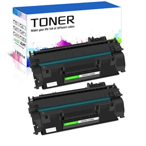 2 PACK Black CF280A 80A Toner for HP LaserJet Pro 400 M401n M401dn M401a M401d - Zdjęcie 1 z 23