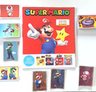 PANINI SUPER MARIO PLAY TIME Empty Album + Complete Set 176 Unglued Stickers