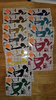 Gas Hand Female vinyl sticker decal for car/ Jeep window! Your Choice Of Color!  - Image 1 of 2