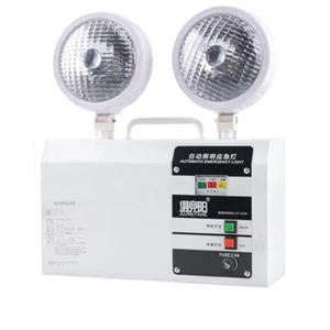 11,8 Zoll automatische Notleuchte Doppelkopf wiederaufladbare LED Sicherheitsausgangsleuchte - Bild 1 von 5