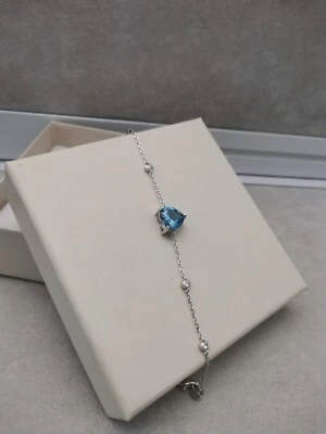 bracciale donna argento sterling 925 Cuore zirconi argento  - Immagine 1 di 4