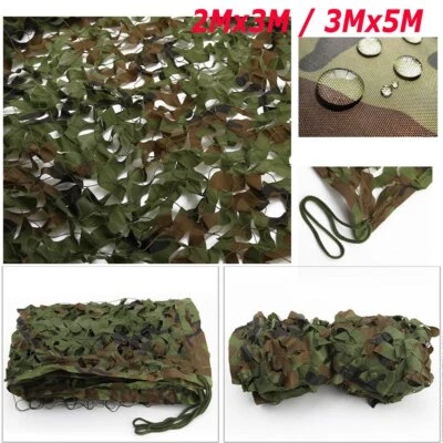 Camouflage Jagd Tarnnetz Armee Army Tarnung Camo Hunter Military Net 2x3M 3x5M - Bild 1 von 4
