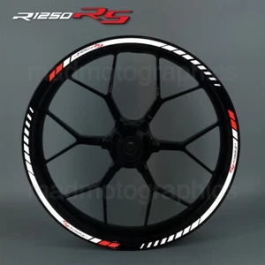 R1250 RS motorcycle reflective wheel stickers decals rim stripes bmw motorsport - Picture 1 of 7
