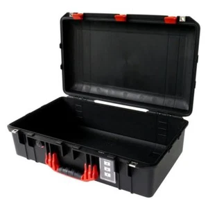 Black with Red Pelican 1555 Air case Empty - No Foam. - Picture 1 of 2