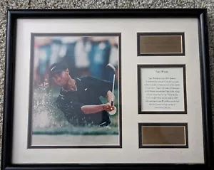 TIGER WOODS Framed Commemorative Picture - Licensed by PGA 1997 MASTERS CHAMPION - Picture 1 of 4