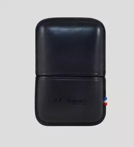 S.T. Estuche encendedor de cuero negro Dupont línea 2 o Gatsby 183070 nuevo en caja - Imagen 1 de 2