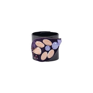 Emporio ARMANI Jewels Schwarzes Band Armband Damen Glas + Samt - Bild 1 von 3