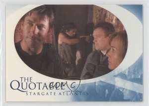 2008 Rittenhouse Stargate: Atlantis Seasons 3 & 4 The Quotable #Q51 b6s