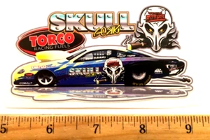 Dave Connolly SKULL GEAR Torco Fuel PRO STOCK NHRA Racing Sticker Decal - Picture 1 of 1