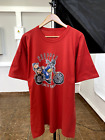 T-shirt vintage années 90 Popeye Chopper Strong To The Finish taille XL couleur rouge