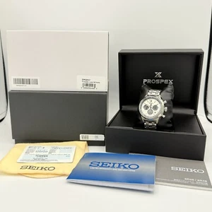 Seiko SRQ047 SRQ047J1 Prospex Speedtimer Mechanical Chronograph Panda Excellent - Picture 1 of 23