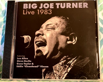 BIG JOE TURNER 10/27/83 Live at the Music Machine CD *SEALED - Image 1 of 2