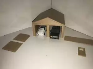 Ho 1/87 Scale Garage Kit for 2 cars - Picture 1 of 12