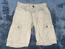 Levi's Cargo Shorts Boys Size 5/6 Regular Tan 6 pockets Zip & Button Closure
