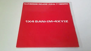 Blue and Black "Red Numbers" 7" Spanish Single EX/EX - Picture 1 of 2