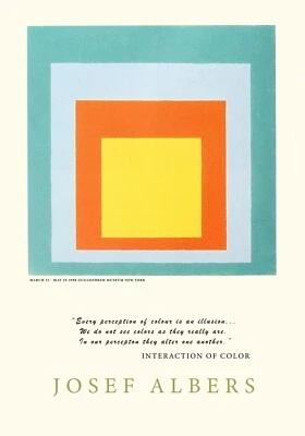 Albers Josef 1998 Guggenheim Museum New York - Poster - Image 1 of 4