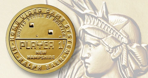 2021 P&D American Innovation NH Video Game System  One Dollars U.S. Mint Coin Cover