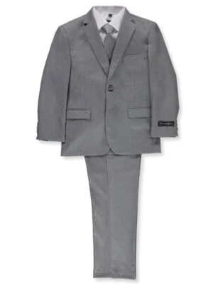 Conjunto de pantalones de traje básico de 5 piezas para niños World Big Boys Foto 1 de 2