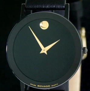 Reloj Movado colección Museum unisex caja oro 18k ultrafino. En MOMA. Funciona. - Imagen 1 de 11